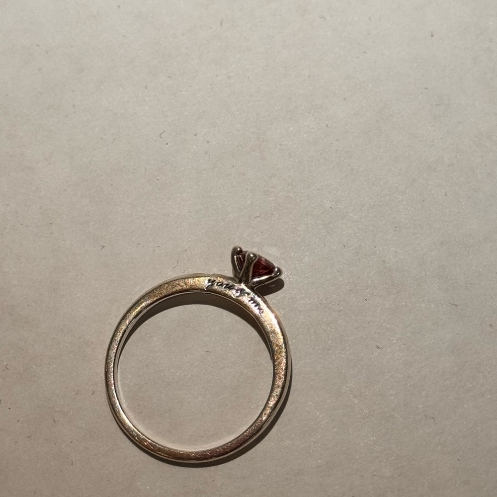 Pandora “You and me” sparkling red bear ring. size 7 excellent used condition - Picture 3 of 5